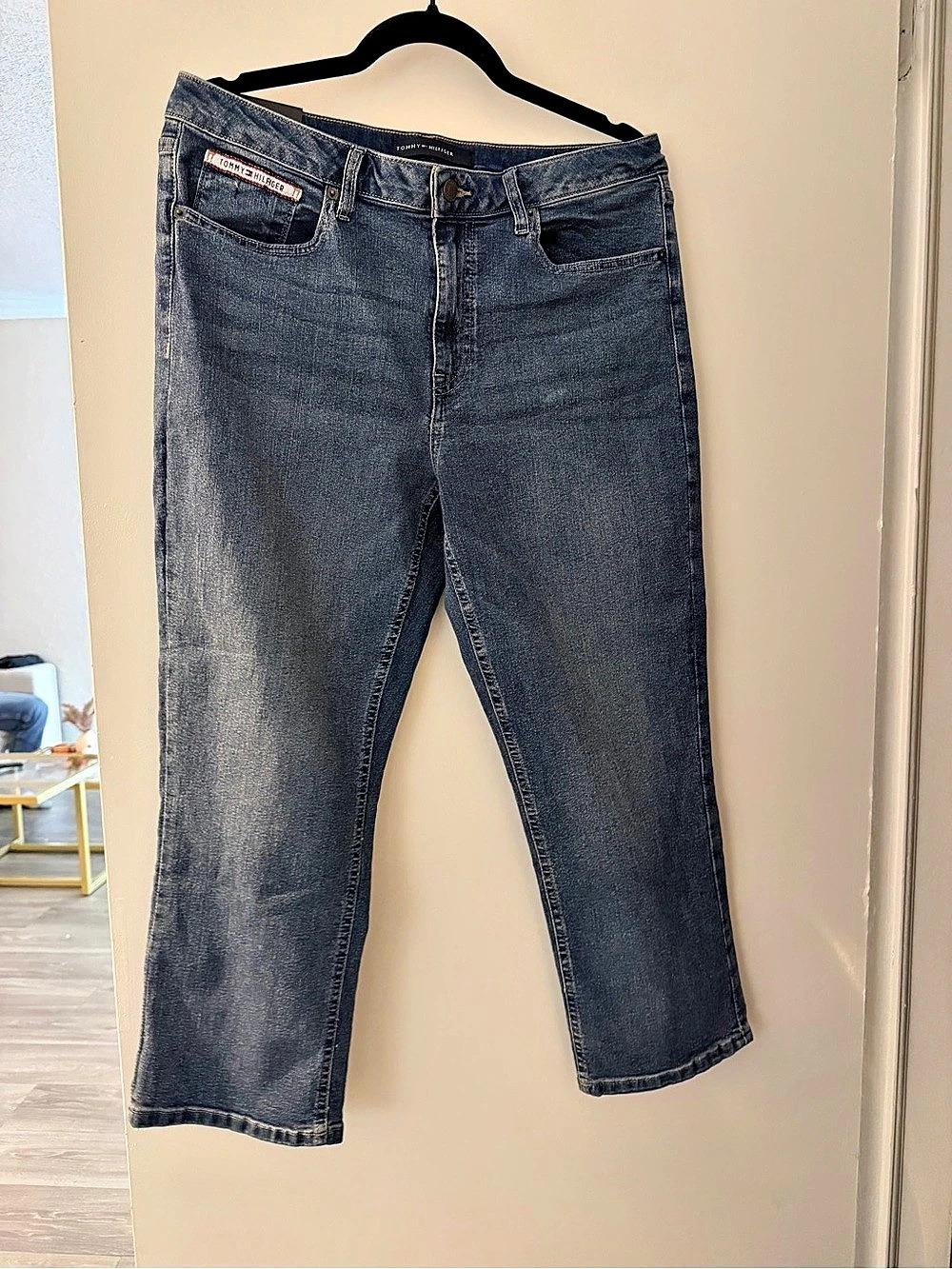 Tommy Hilfiger Tribeca Straight Ankle Jeans Size 14P Blue